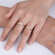 Load image into Gallery viewer, "Couple Ring" 18K "Love Eternal" Couple Diamond Ring CNC Version