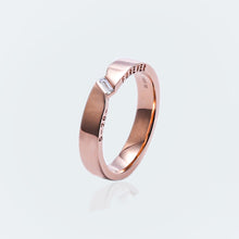 Load image into Gallery viewer, "Couple Ring" 18K "Love Eternal" Couple Diamond Ring CNC Version