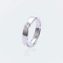 Load image into Gallery viewer, "Couple Ring" 18K "Love Eternal" Couple Diamond Ring CNC Version