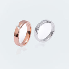 Load image into Gallery viewer, "Couple Ring" 18K "Love Eternal" Couple Diamond Ring CNC Version
