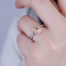 Load image into Gallery viewer, 18K natural pear-shaped diamond ring