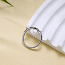 Load image into Gallery viewer, "Simple Lines" 18K natural semi-precious stone/sapphire diamond ring