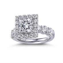 Load image into Gallery viewer, 18K natural pear-shaped diamond ring