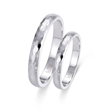 Load image into Gallery viewer, "Couple Ring" 18K rotatable custom-engraved couple diamond ring