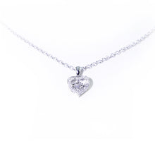 Load image into Gallery viewer, Flashing Heartbeat 18K/750 Natural Diamond Pendant