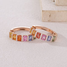 Load image into Gallery viewer, "Princess Combination" Luna Nuova 18K natural sapphire and diamond bracelet