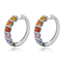 Load image into Gallery viewer, "Princess Combination" Luna Nuova 18K natural sapphire and diamond bracelet