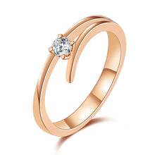 Load image into Gallery viewer, 18K natural pear-shaped diamond ring