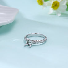 Load image into Gallery viewer, "Couple Ring" 18K rotatable custom-engraved couple diamond ring
