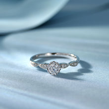 Load image into Gallery viewer, 18K natural pear-shaped diamond ring