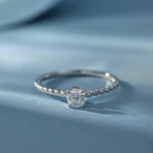Load image into Gallery viewer, 18K natural pear-shaped diamond ring