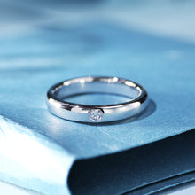 Load image into Gallery viewer, 18K natural pear-shaped diamond ring