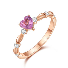 Load image into Gallery viewer, 18K natural pear-shaped diamond ring