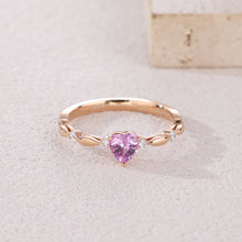 Load image into Gallery viewer, 18K natural pear-shaped diamond ring