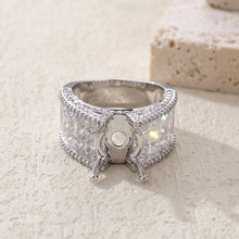Load image into Gallery viewer, "Couple Ring" 18K rotatable custom-engraved couple diamond ring
