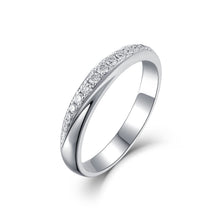 Load image into Gallery viewer, "Couple Ring" 18K rotatable custom-engraved couple diamond ring