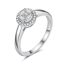 Load image into Gallery viewer, 18K natural pear-shaped diamond ring
