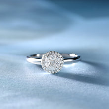 Load image into Gallery viewer, 18K natural pear-shaped diamond ring