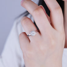 Load image into Gallery viewer, 18K natural pear-shaped diamond ring