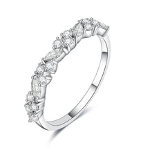 Load image into Gallery viewer, 18K natural pear-shaped diamond ring
