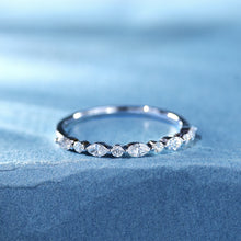 Load image into Gallery viewer, 18K natural pear-shaped diamond ring