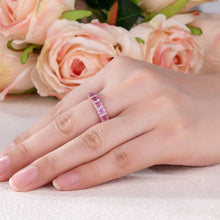 Load image into Gallery viewer, "Princess Combination" Luna Nuova 18K natural sapphire and diamond bracelet