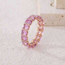 Load image into Gallery viewer, "Princess Combination" Luna Nuova 18K natural sapphire and diamond bracelet