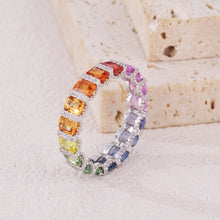 Load image into Gallery viewer, "Princess Combination" Luna Nuova 18K natural sapphire and diamond bracelet