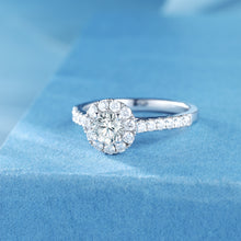 Load image into Gallery viewer, 18K natural pear-shaped diamond ring