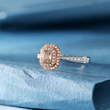 Load image into Gallery viewer, 18K natural pear-shaped diamond ring
