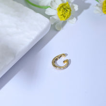 Load image into Gallery viewer, "Goddess Halo" 18K/750 white gold set with natural diamond earrings
