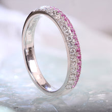 Load image into Gallery viewer, "Princess Combination" Luna Nuova 18K natural sapphire and diamond bracelet
