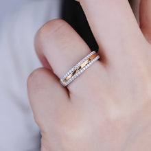 Load image into Gallery viewer, 18K natural pear-shaped diamond ring
