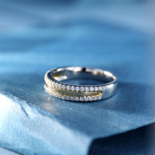 Load image into Gallery viewer, 18K natural pear-shaped diamond ring
