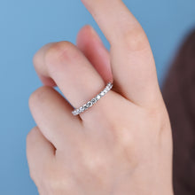 將圖片載入圖庫檢視器 「條戒」18K鑲半脾石戒指
