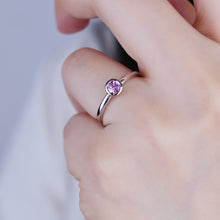 Load image into Gallery viewer, 18K natural pear-shaped diamond ring
