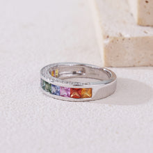 Load image into Gallery viewer, 18K Natural Princess Sapphire Colored Diamond Ring
