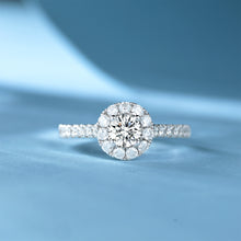 將圖片載入圖庫檢視器 18K鑲天然主石圍石款鑽石戒指
